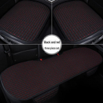 Lininis universalus automobilinės sėdynės pagalvėlių komplektas - Apsauga keturiems sezonams (3 dalių)