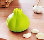 Česnakų skustukas Creative Kitchen Silikoninis Mink&scaron;tas Česnakų Skustukas Česnakų Skustukas Paprasti ir patogūs virtuvės įtaisai žalia