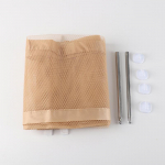 Ne&scaron;iojamos naminių &scaron;unų barjerinės tvoros, vidaus laiptų tvoros tinklas, sulankstomas augintinių izoliuotas tinklelis laiptams ir durims, tvora be pradūrimo 110cm 72cm smėlis