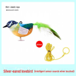 Kačių anonsas: Pauk&scaron;tis plunksnų žaislas, skirtas kačiukui kramtyti, draskyti ir pramogauti Includes Electronic Core