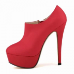Moteri&scaron;ki batai Seksualūs stiletto mados rudens žiemos 14 cm apvalūs pir&scaron;tai auk&scaron;takulniai moteri&scaron;ki kasdieniai platforminiai auk&scaron;takulniai odiniai vakarėlių batai 37 raudona
