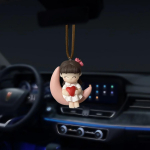 Automobilio interjero pakabuko dekoras Mielas bučinys, pora, sūpynės, veiksmo figūrėlė kabantis įtaisas, automatinis galinio vaizdo veidrodėlis, moters papuo&scaron;alai, priedai