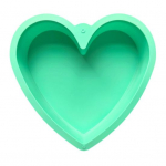 &Scaron;irdies formos torto formelė Nelipni silikoninė kepimo ledų pudingo putėsiai želė &scaron;okoladinė Lengvai atpalaiduojanti kepimo forma Valentino dienos vestuvėms mėlyna