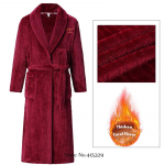 Coral Velvet chalatas du&scaron;o kimono chalatas žiemai Naujas vyri&scaron;kas namų dėvėjimas laisvas pastorintas pižama 4XL