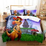 Naujas Spyro reignited trilogy patalynės komplektas Viengulis Dvivietis Pilnas Karalienės Karali&scaron;ko dydžio lovos komplektas Suaugusių Vaikų Miegamasis Antklodės užvalkalų rinkiniai Anime Gme US Twin 173x218cm