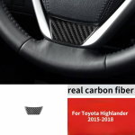 Skirtas Toyota Highlander 2015&ndash;2018 automobilio salono priedams, anglies pluo&scaron;to langai, valdymo skydelio vairo centrinės konsolės komplekto lipdukas