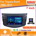 7 colių tinka Toyota RAV4 Android radijo daugialypės terpės grotuvui WIFI Carplay SWC DVR GPS atbulinės eigos galinio vaizdo funkcija 4 core 2GB+32GB carplay