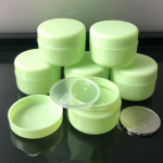 10 vnt. Ne&scaron;iojami Pildomi Buteliukai Kelionėms Veido Kremo Losjono Kosmetikos Indelis Plastikinis Tu&scaron;čias Makiažo Indelis Dėžutė 10g 20g 30g 50g Kelioniniai Aksesuarai 50g žalia