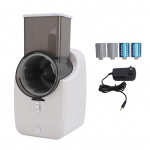 Elektrinis sūrio trintuvas Daržovių ir vaisių smulkintuvas Elektrinis daržovių salotų aparatas Morkos Home Ki White