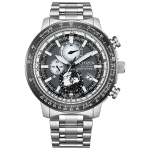 Laikrodis Promaster Light Powered Eco Drive radijo laikrodis Geo Trekker SKY Series pilkas sidabras [Citizen] BY3006-53H vyrų sidabras