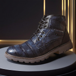 Prabangūs Chelsea vyri&scaron;ki aulinukai Dizainerio Retro Odiniai Batai Vyrams Neslystantys Darbiniai Batai Botas 43
