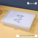 Dulkėms atspari A4 dokumentų laikymo dėžutė su drėgmei atspariu mai&scaron;eliu sertifikatams ir byloms