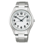 Žiūrėkite Seiko Selection S Series Solar Full Arabia SBPX153 Sidabrinis [Seiko Laikrodis] Vyri&scaron;kas white