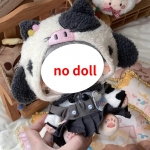 20 cm medvilninė lėlė, mieli pliu&scaron;iniai žaislai su drabužiais, anime mink&scaron;tos įdarytos DIY aprengiamos lėlės, kolekcinis žaislas dovana