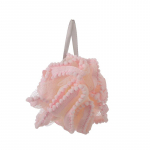 Mink&scaron;tas du&scaron;o tinklelis putojantis kempinėlis kūno &scaron;veitiklis &scaron;veičiamasis nugaros &scaron;epetėlis odos valiklis vonios burbulinis rutulinis odos priežiūros maudymosi priedai one size balta