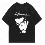 Moteri&scaron;ki mar&scaron;kinėliai Deftones Mieli madingi mar&scaron;kinėliai, juodi mar&scaron;kinėliai, moteri&scaron;ki vasaros mar&scaron;kinėliai 90-ųjų mergaičių grafiniai mar&scaron;kinėliai, moteri&scaron;ki mieli mar&scaron;kinėliai. XL
