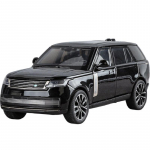 1/32 Range Rover Sv2022 Lydinio Automobilio Modelis Auk&scaron;tos Imitacijos Diecast Žaislas su Garsu ir &Scaron;viesa Atitraukiami Transporto Priemonių Dekoravimo Žaislai juoda