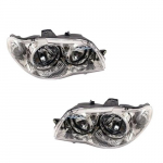 Žibintas de&scaron;inysis kairysis 2 vnt. rinkinys Elektrinis chromuotas rėmelis Fiat Albea 2002-2012 m. OEM 51754471 51754472