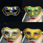 Spalvinga akių kaukė Masquerade Ball Prom Helovino kostiumas Fancy Dress Sexy