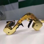 Pulv&eacute;risateur de Champagne LESHP - Outil de Barre pour Soir&eacute;es - Jaune