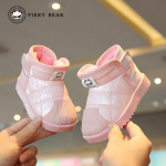 2024 m. žiemos vaiki&scaron;ki vandeniui atsparūs sniego batai - madingi medvilniniai laisvalaikio batai berniukams ir mergaitėms 21 rožinė