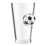 Stiklinė su stikle įdėtu futbolo kamuoliu dovana futbolui