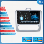 Ossuret 2din Android automobilio radijas Ford Focus 2 2004 - 2011 Exi Auto Automobilio radijas Multimedia vaizdo grotuvas GPS Nav Pagrindinis įrenginys Carplay I&scaron;manusis 4G WIFI W5 S 8Core 4G 64G AI