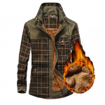Vyri&scaron;ki rudens žiemos laisvalaikio stori &scaron;ilti mar&scaron;kiniai Camisa Masculina Chemise Homme Vyri&scaron;ki kariniai apsiaustai vilnos vilnos paltai M