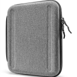 Vandeniui ir dilimui atsparus kieto korpuso &bdquo;iPad Pro&ldquo; ne&scaron;iojamojo kompiuterio krep&scaron;ys 11&ndash;12 colių plan&scaron;etiniams kompiuteriams 11 inch Standard with Strap &scaron;viesiai pilka spalva