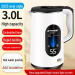 Pusrutulio 3,0 l elektrinis virdulys: Greitas virimas, &scaron;ilumos i&scaron;saugojimas, didelė talpa, automatinis i&scaron;jungimas, apsauga nuo nuplikimo, puikiai tinka bendrabučiams. 1-5 Units