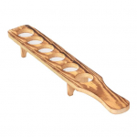 Vyno taurių stovas 6 mažoms vyno taurėms Medinis vyno laikiklis &Scaron;otų padėklas viskiui, degtinei, tekilai Geras pagalbininkas vakarėliams, namų barui, restoranui