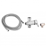 Tualeto ir bidė priedai, kar&scaron;to/&scaron;alto vandens nukreipimo vožtuvas, T formos adapteris, lanksčios žarnos rinkinys