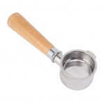 51 mm Portafilter 2 auselės Kavos dugnas be dugno Portafilter Pakeitimas EC0310 Kavos aparato gamintojui E Type A2 Beech Wood