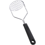 Nerūdijančio plieno bulvių trintuvas daržovėms, vaisiams, maisto spaudimo įrankis be rankenos Style 1 juoda