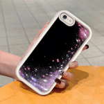 Mink&scaron;tas silikoninis kvadratinių kopėčių spausdinimo ra&scaron;tas telefono korpusas, pilnas dangtis, fotoaparatas, atsparus smūgiams, guminis dėklas, skirtas iPhone Infinix Tecno OnePlus Infinix Zero 30 4G ruda