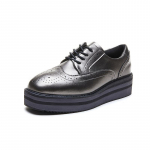 Moteri&scaron;ki batai Platforminiai batai Nauji Pavasario Rudens Universalūs Odiniai Laisvalaikio Vienviečiai Batai Zapatos De Cuero Casuales Para Mujeres 34
