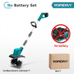 YOFIDRA be&scaron;epetis elektrinis sodo kultivatorius vejapjovė rototiller dirvožemio įdirbimui sodo įrankis tinka Makita 18V akumuliatoriaus kai&scaron;čiams Without Battery