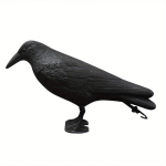 Simuliacija Crow Black Raven pauk&scaron;čių repelentas natūralus kenkėjų kontrolės balandžių repelentas varnas rekvizitas baisus dekoravimas vakarėlių reikmenys 1PCS