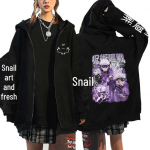 Jujutsu Kaisen Gojo Satoru Vyri&scaron;kas užtrauktuku užsegamas džemperis XXXL