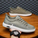 Gamintojas 2024 nauji kvėpuojantys vyri&scaron;ki batai plok&scaron;čiapadžiai juodi sportbačiai madingi universalūs vieno pedalio laisvalaikio batai vyrams 44 žalia