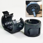 2x svorio strypo spaustukai, lengvai naudojami, neslystantys, ne&scaron;iojami, užrakinami, sukasi ir užrakina &scaron;tangą.