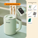 Ne&scaron;iojamas daugiafunkcinis elektrinis &scaron;ildomas puodelis ir kelioninis virdulys 800ML