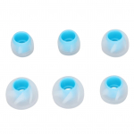 6 vnt. Ausinių antgaliukai Silikoniniai Mink&scaron;ti Triuk&scaron;mo izoliacija 3 dydžiai Pakaitiniai ausų ki&scaron;tukai 4,5&ndash;6,5 mm