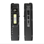 Ne&scaron;iojamas EDC žibintuvėlis 800 liumenų USB įkraunamas LED žibintuvėlis Vandeniui atsparus LED COB darbo &scaron;viesa stovyklavimui, ekstremaliai situacijai 2Pcs