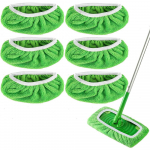 6 vnt. daugkartinio naudojimo &scaron;lapios &scaron;luostės, suderinamos su Swiffer Sweeper &scaron;luota(&Scaron;luota neįeina)