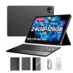 Blackview OSCAL Pad 90 Plan&scaron;etinis kompiuteris 24GB/128GB Android 14 Tablet + Keyboard pilka