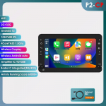 Hizpo Carplay 4G 2Din Android 13 Automobilio radijas Alfa Romeo Brera Spider 159 Sportwagon Multimedia Vaizdo grotuvas Navigacija I&scaron;manusis GPS Autoradio P2CP 4Core 2G 32G