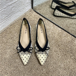 Su banteliu Moteri&scaron;ka vasarinė avalynė Žemu kulnu Eleganti&scaron;ki smailianosiai Balti ofisiniai batai moterims 2025 Greitas pristatymas Auk&scaron;tos kokybės E Y2k 40