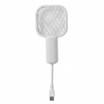 Elektrinis uodų gaudiklis UV &scaron;viesa vabzdžių gaudiklis įkraunamas musių žudikas vabzdžių raketė ne&scaron;iojamas lauko kenkėjų kontrolė kempingui juoda