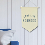 "Long Live Boyhood" Banner, Wall Decor, Decorative And Unique, for Boy's Room,